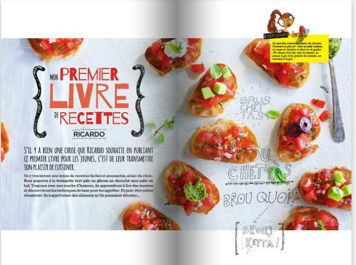 premier livre de recette ricardo