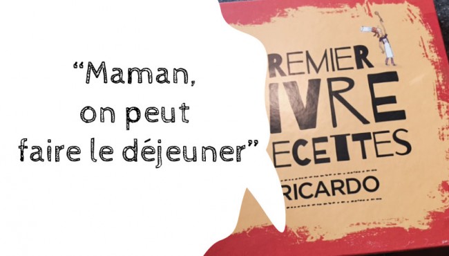 premier livre de recette ricardo