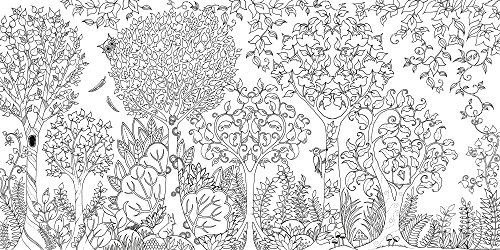 Coloriage anti stress – Forêt enchantée coloriage anti stress foret enchantee