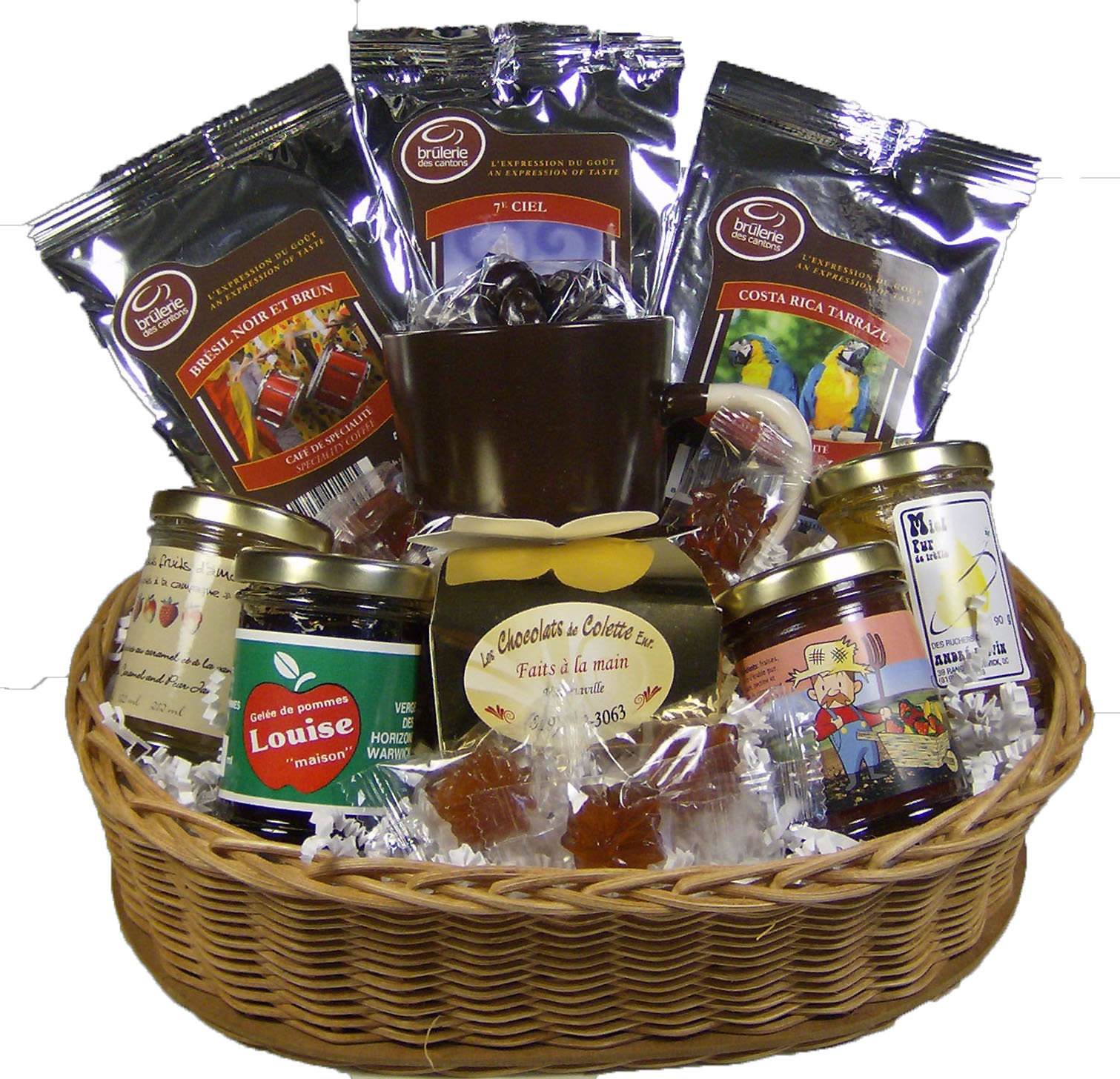 Panier cadeau Petit café Idée Cadeau Québec