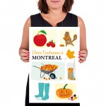 Affiche - Vivre l'automne à Montréal