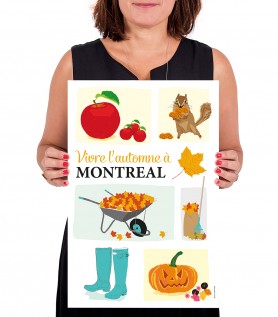 Affiche – Vivre l’automne à Montréal