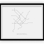 Affiche - Métro de Montréal