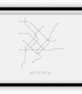 Affiche – Métro de Montréal