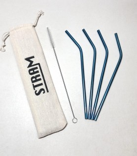 Pailles écologiques – Bleu