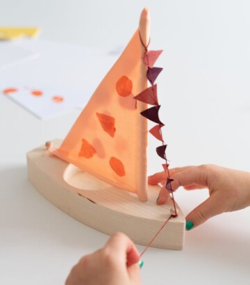Boite créative DIY – Petit bateau à voile