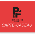 Carte-cadeau en ligne - Poches & Fils