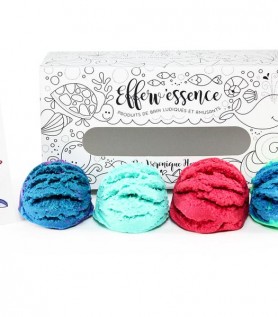 Boite à colorier – 4 crèmes glacées pour le bain