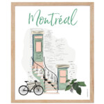 Affiche - Le printemps à Montréal