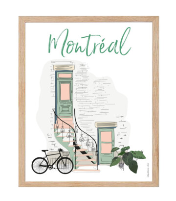 Affiche – Le printemps à Montréal