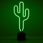 Néon en forme de cactus