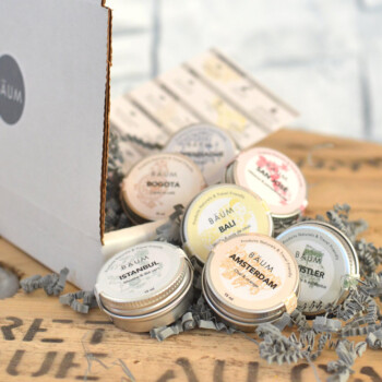 Coffret cadeau : 7 baumes à lèvres BÄUM!