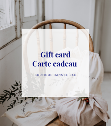 Carte-cadeau virtuelle – Dans le sac