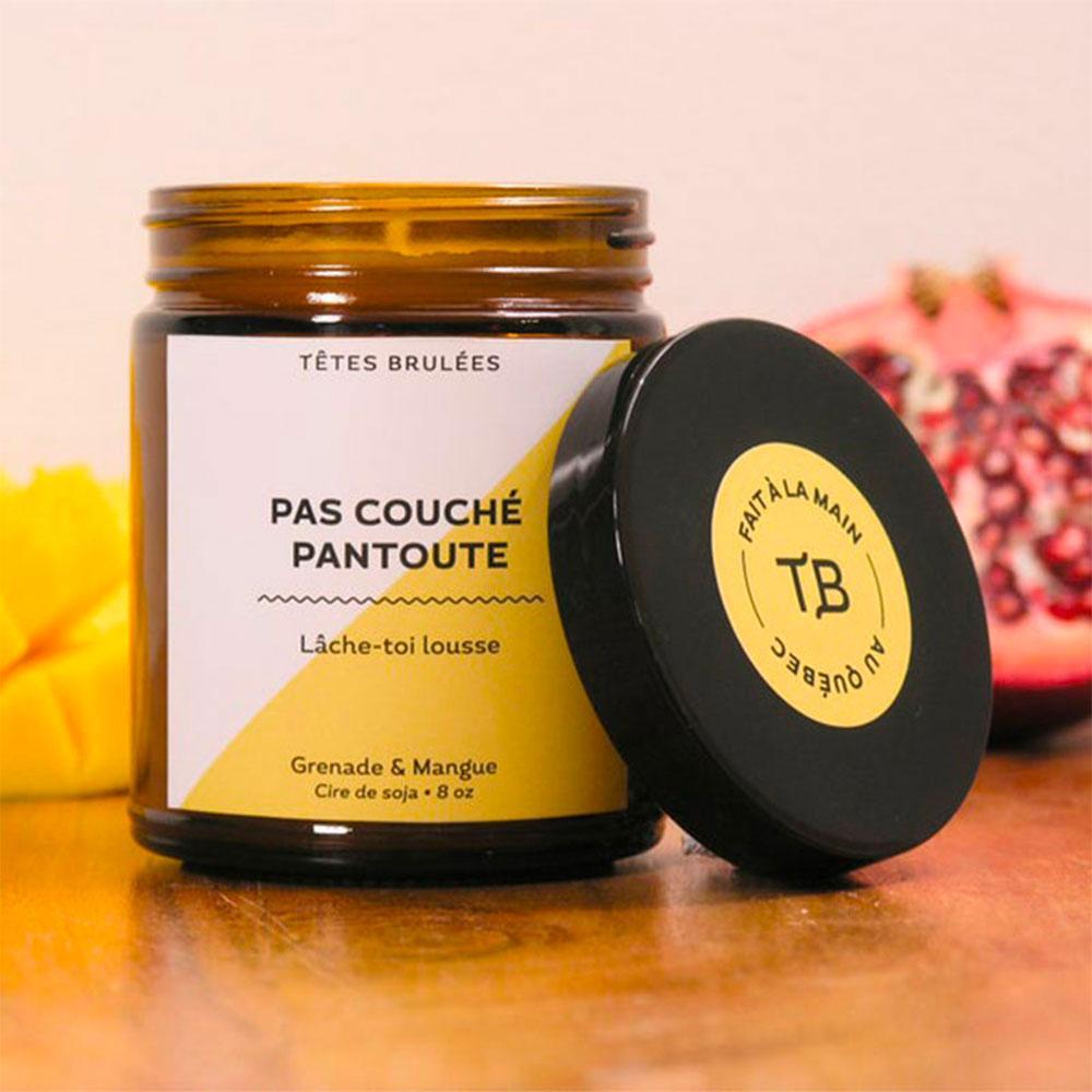 BOUGIE DE SOJA – Pas couché pantoute, lâche-toi lousse!