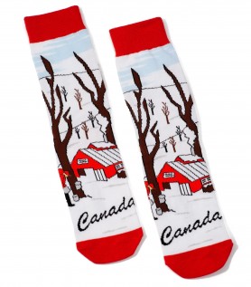 Chaussettes de sirop d’érable d’ici!