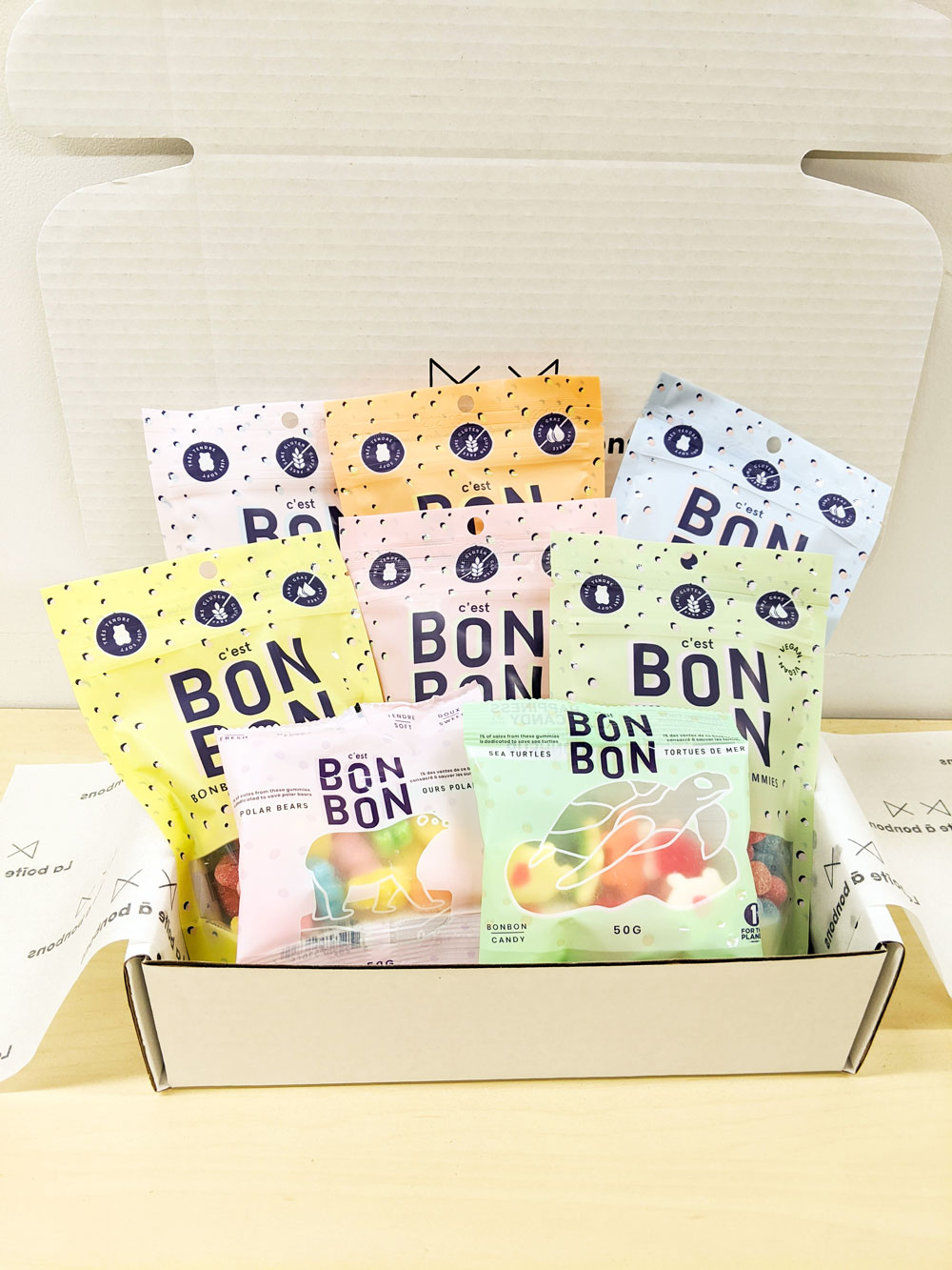 La boîte à bonbon - Bonbons 150 g Mélange doux