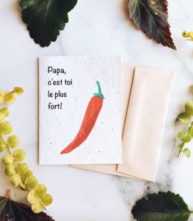 Fête des pères – Carte à planter