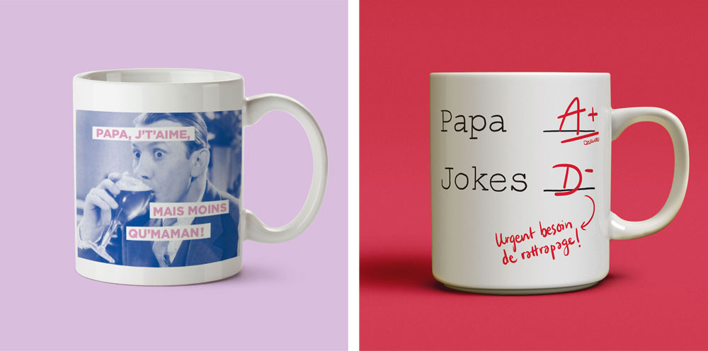 Tasses drôles à offrir en cadeau de Fête des Pères