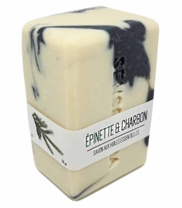 Savon à l’épinette noire & charbon