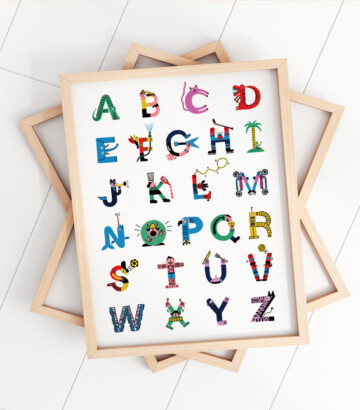 Affiche – Les lettres de l’alphabet