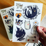 Tatouage temporaire - Le petit chat