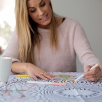 Nappe à colorier - Mandala