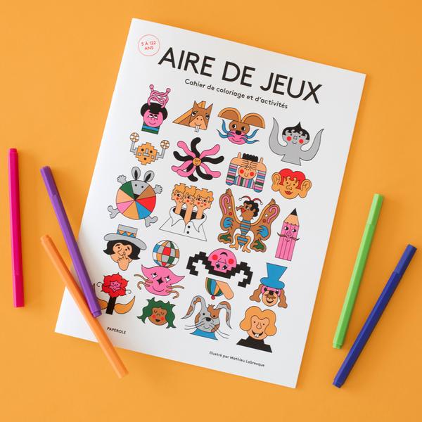 Cahier de coloriage – AIRE DE JEUX