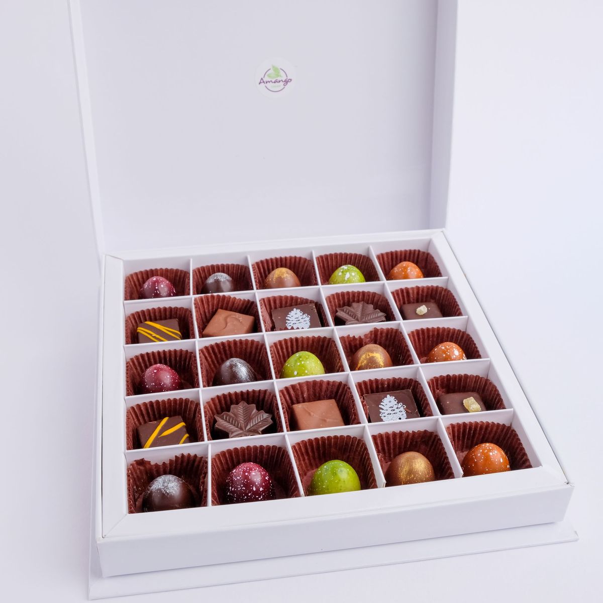 Boîte de chocolats – 25 chocolats Amango