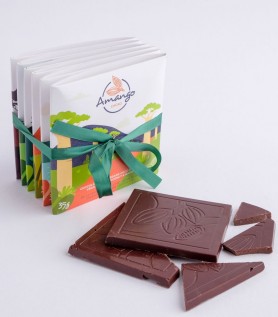 Ensemble découverte – 6 tablettes de chocolat Amango