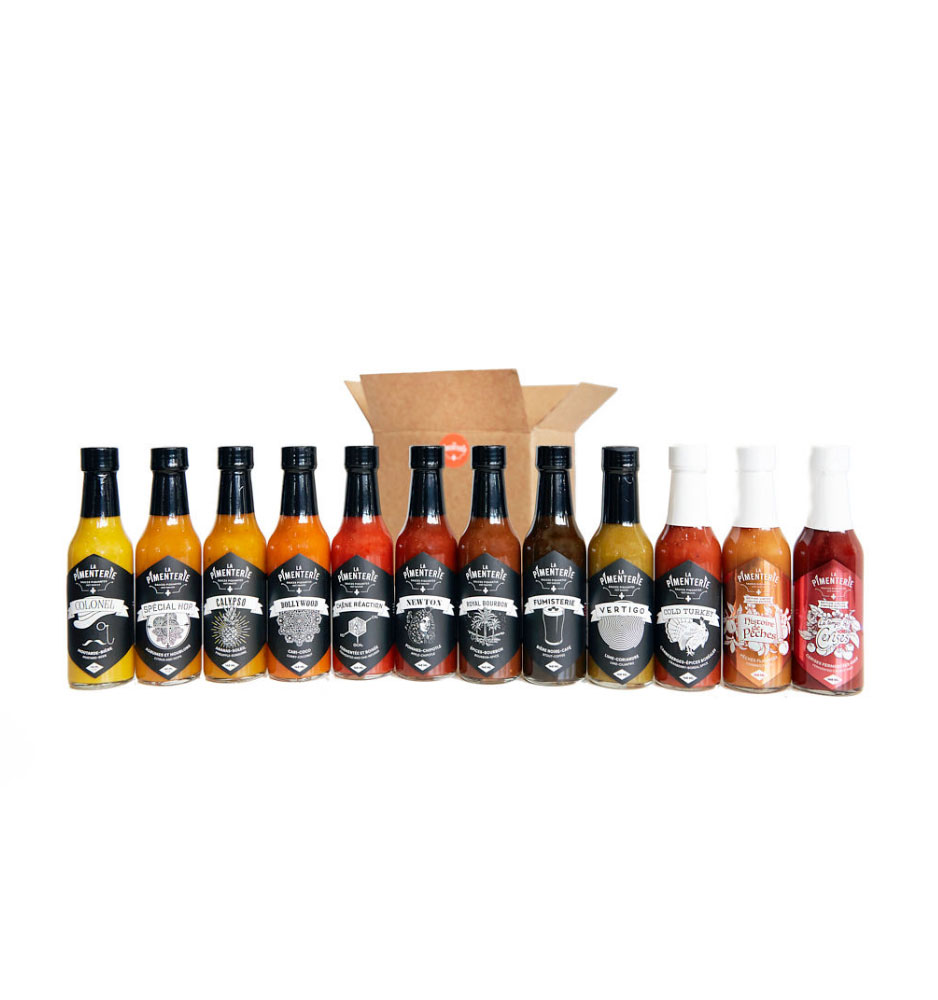 Coffret Découverte - 6 sauces piquantes - La Pimenterie