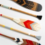 Pagaie en bois décorative Onquata