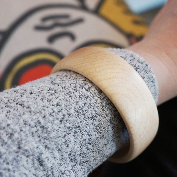 Bracelet en bois – Érable