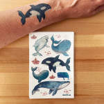 Tatouages temporaires - Les baleines