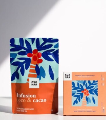 Combo – Tisane au cacao et chocolat au coco