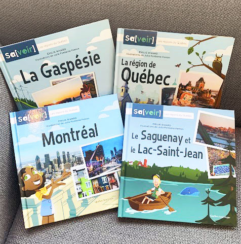 Livre pour enfants - Les régions du Québec