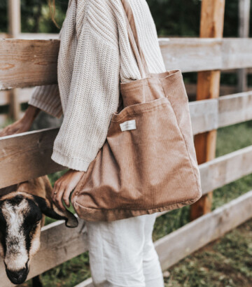 Sac en corduroy