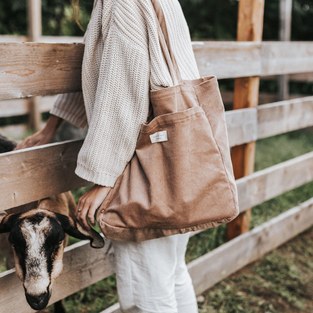 Sac en corduroy