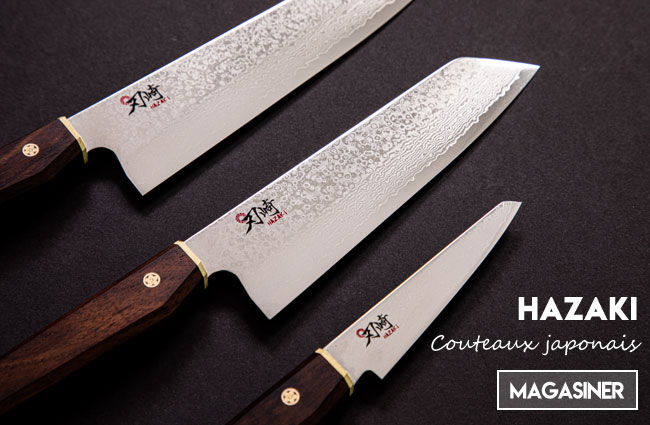 Couteaux japonais de qualité pour la cuisine
