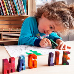 Crayons de cire personnalisés - Prénom de l'enfant