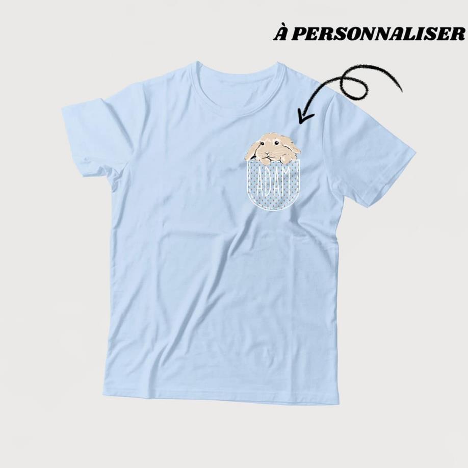 T-shirt personnalisé pour enfant avec prénom