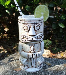 Verre Tiki – Pierre blanche