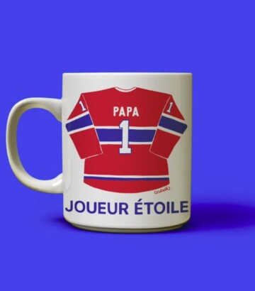 Tasse – Papa #1 joueur étoile