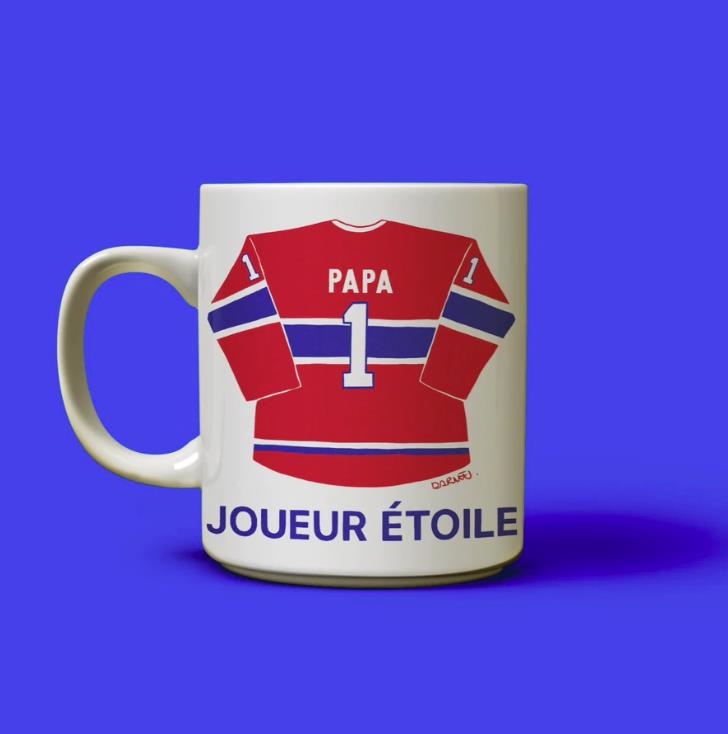 Tasse – Papa #1 joueur étoile