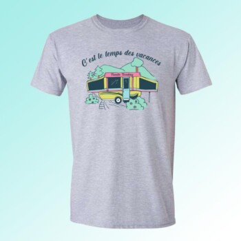 T-shirt personnalisé – C’est le temps des vacances
