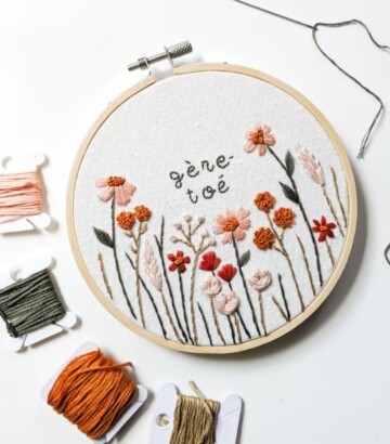 Kit de broderie DIY – Gère-toé