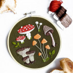 Kit de broderie DIY - Champignons