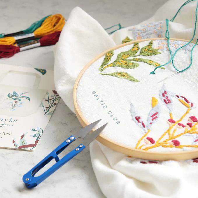 Kit de broderie sur sac
