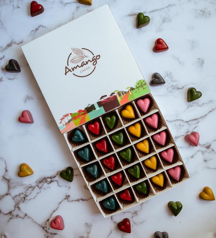 Boite de chocolats de Saint-Valentin