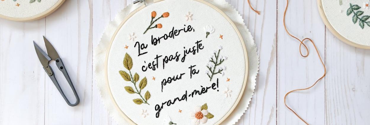 kit de broderie du Québec