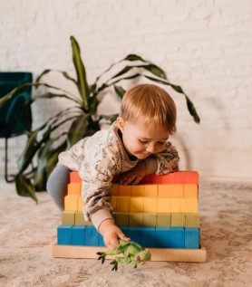 Jeu en bois – Demi-escalier